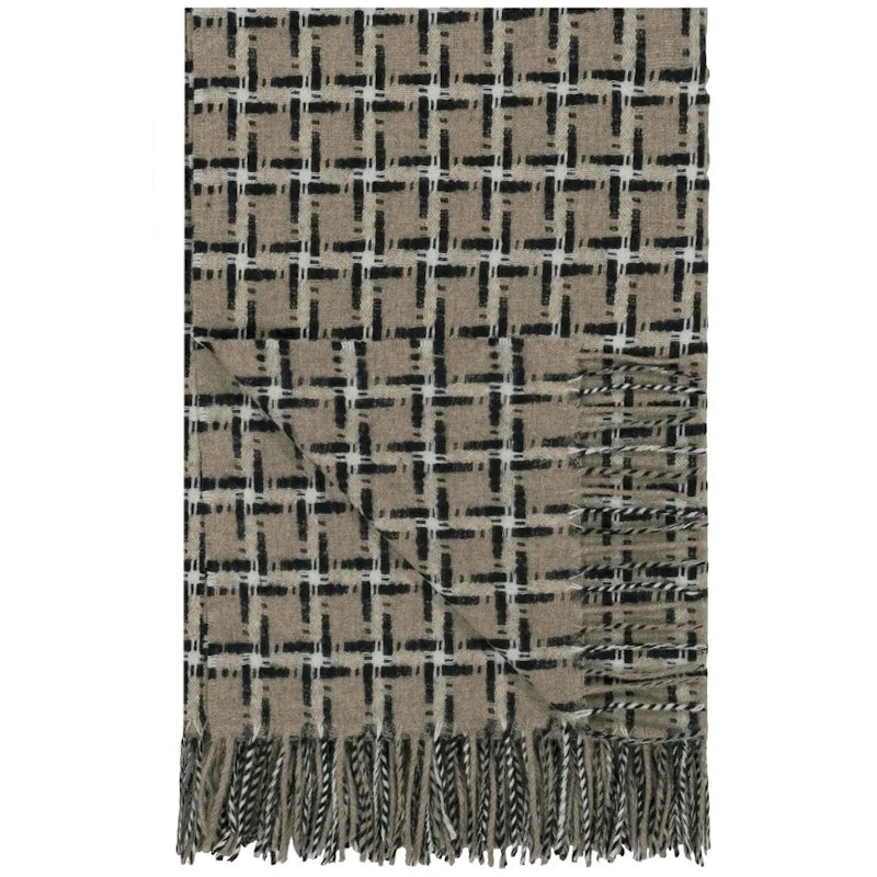 Clarendon Natural Pläd 140x185 cm