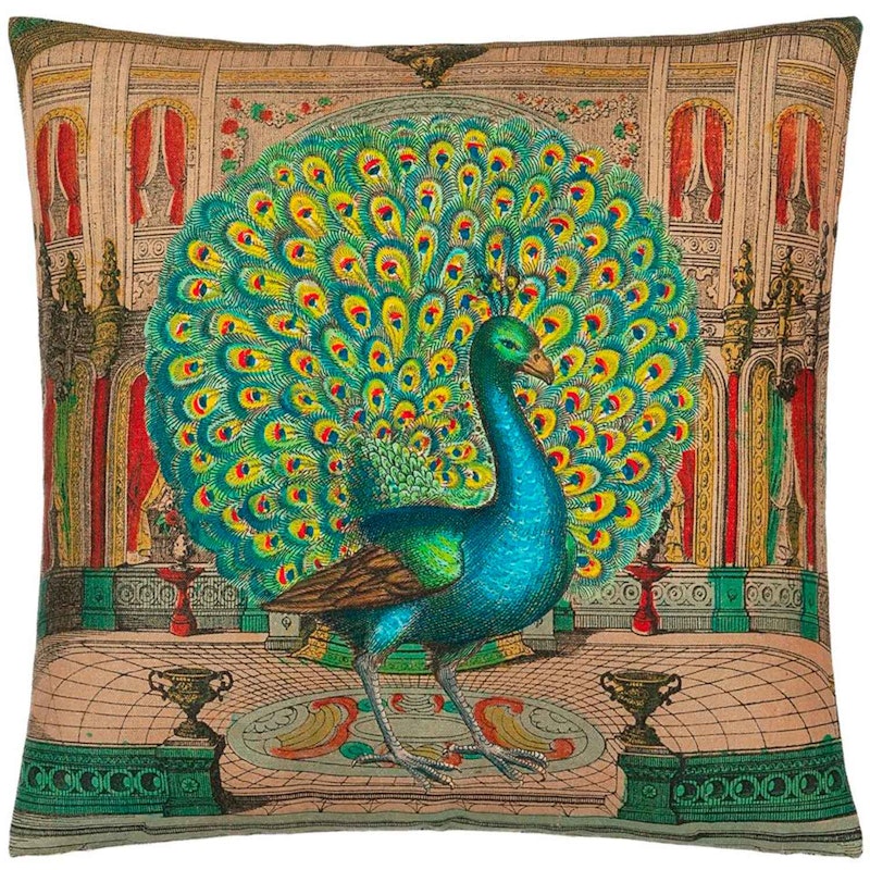 Peacock Kudde 50x50 cm, Emerald