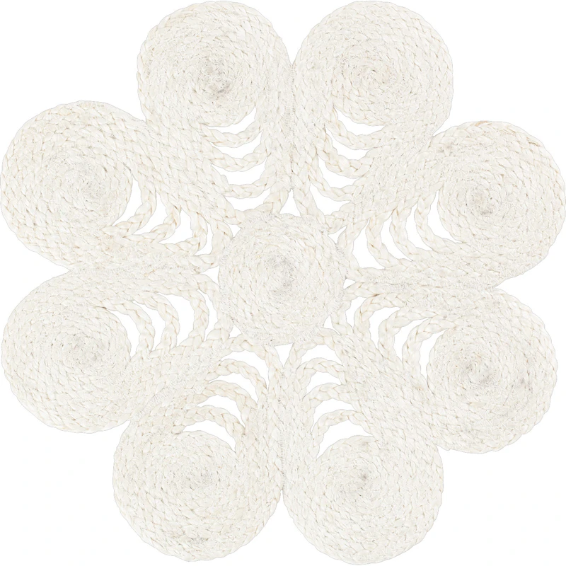 Elin Anemone Bordstablett 40 cm, Vit