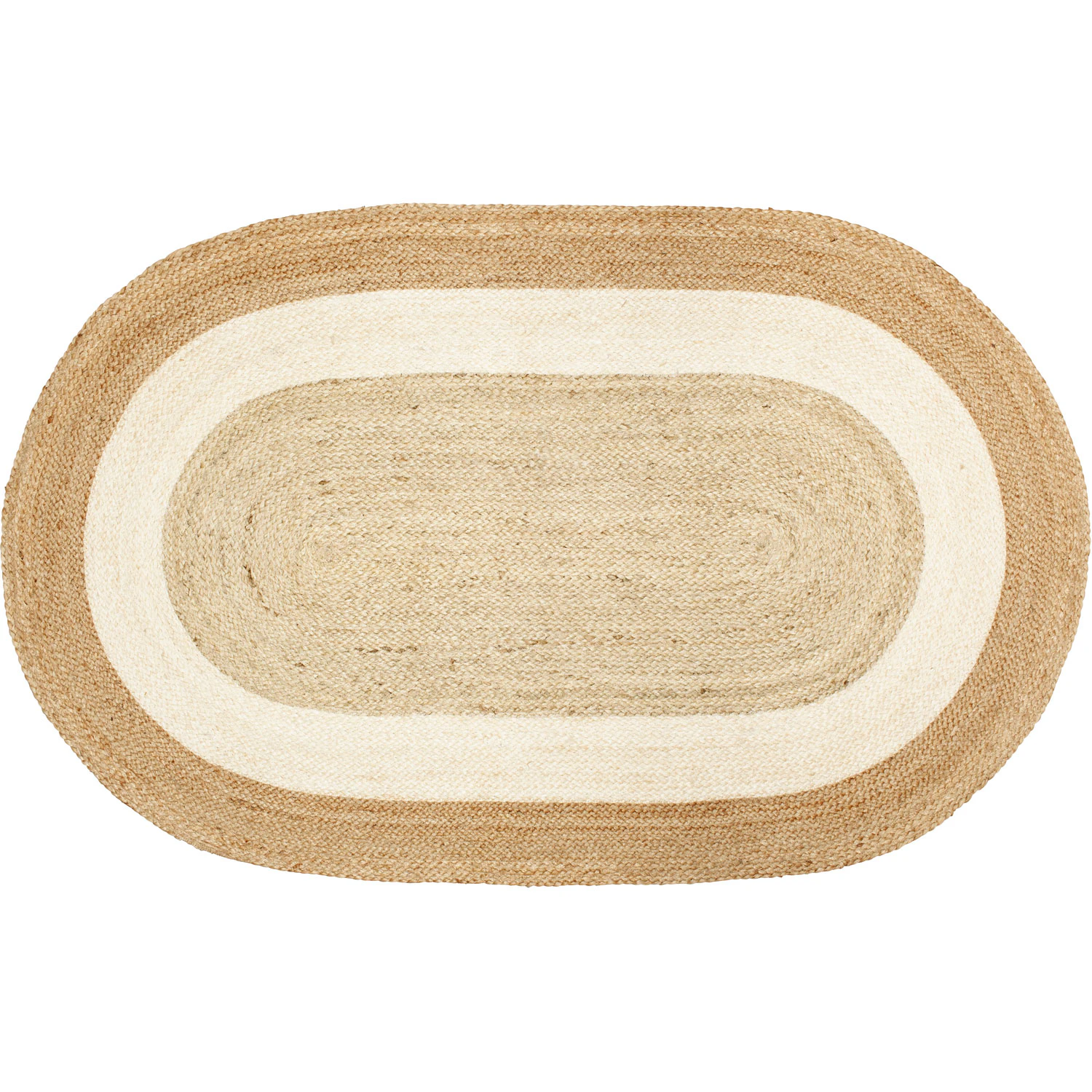 Dixie Elin Matta Oval Natur - Mönstrade mattor Jute Natural