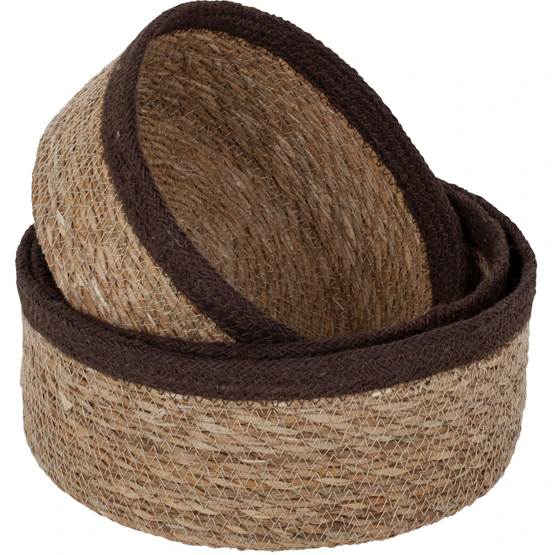 Emil Brödkorg 3-pack, Brun