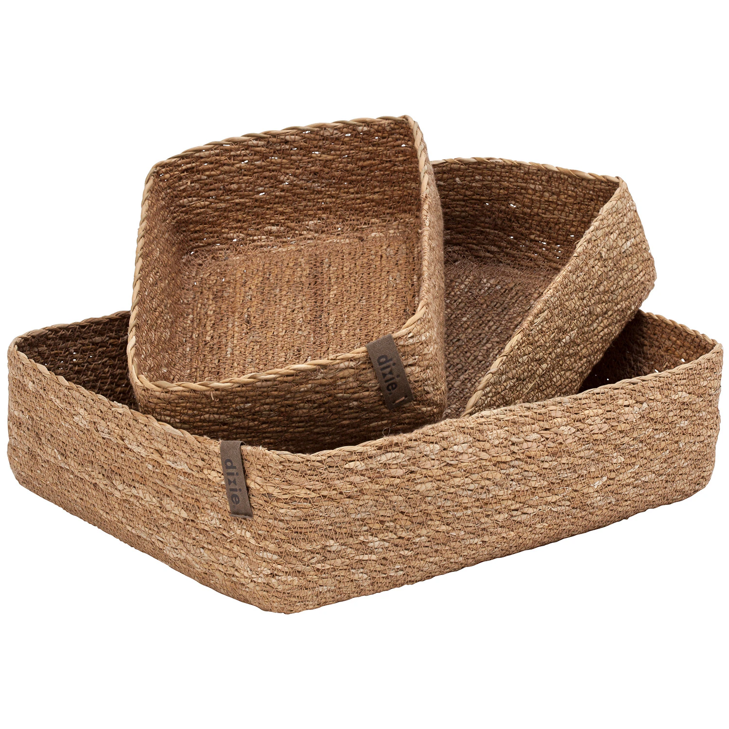 Dixie Emil Set Med 3 Korgar Natur - Korgar Sjögräs Natural