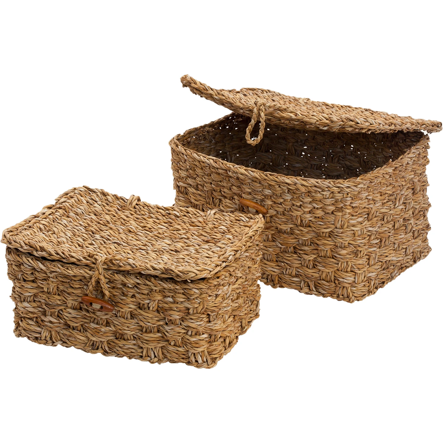Dixie Esther Korgar Med Lock 2-pack Natur - Korgar Sjögräs Natural
