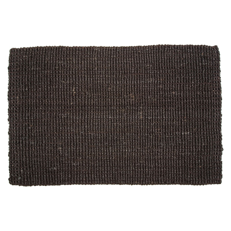 Jute Dörrmatta 60x90 cm, Svart