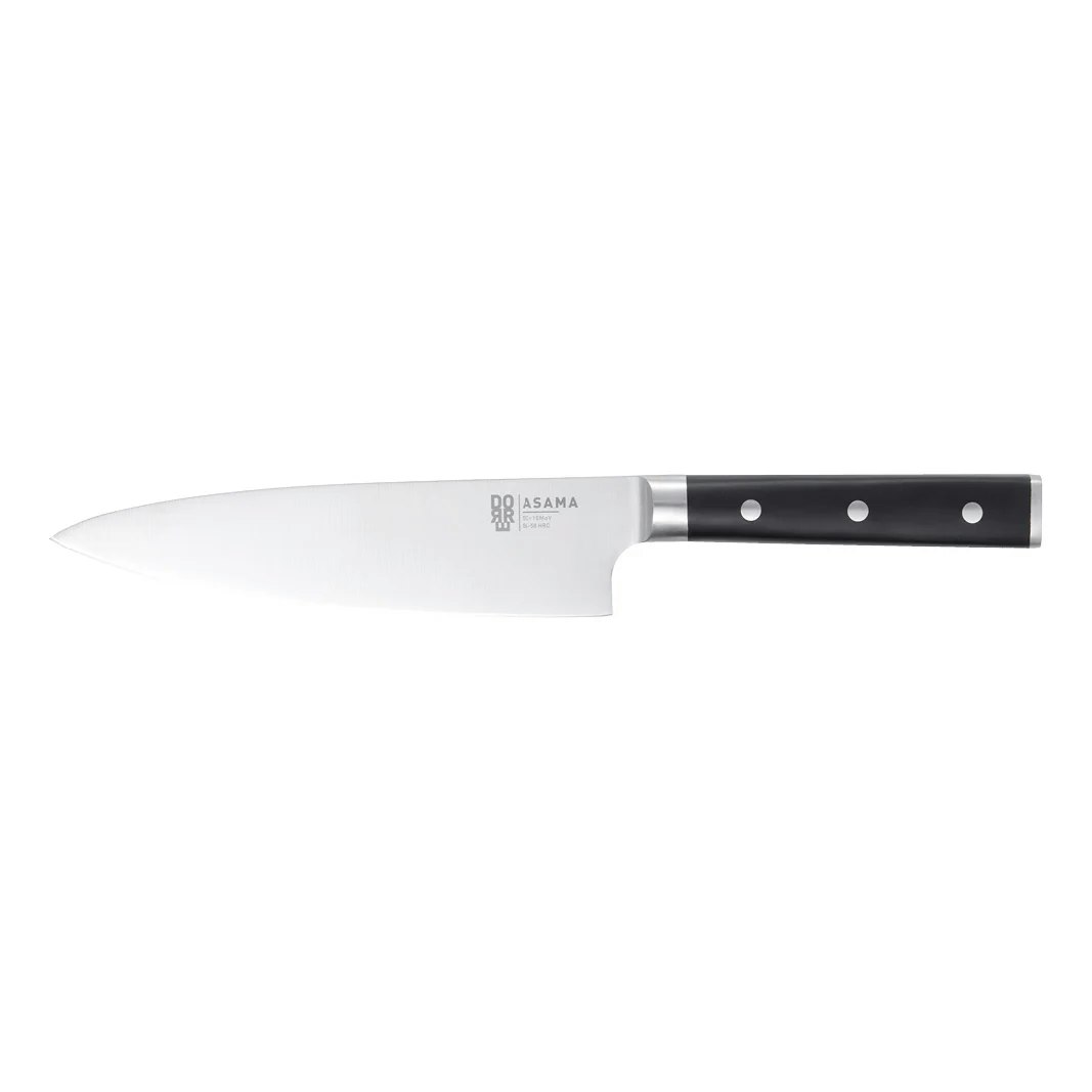 Dorre Asama Kockkniv 20 Cm - Kockknivar Rostfritt St&aring;l Svart