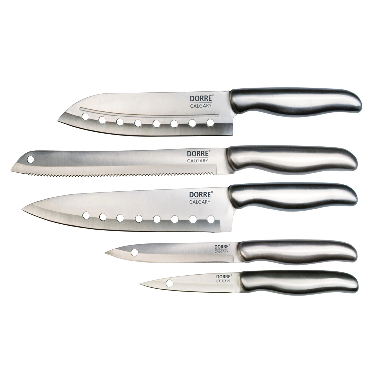 Dorre Calgary Knivset 5-pack - Knivset St&aring;l