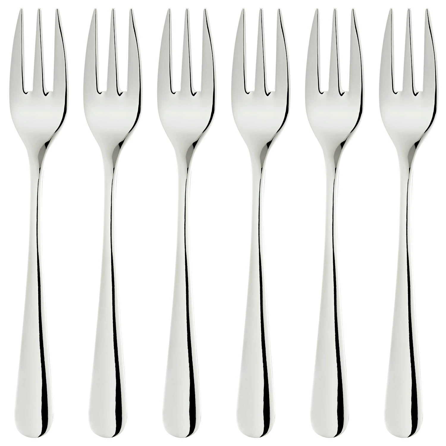 dorre classic dessertgaffel 6-pack - rostfritt stål