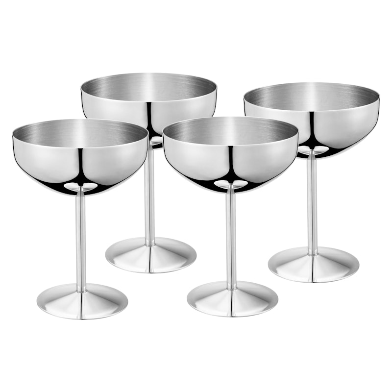 Dyane Glassbägare Rostfritt Stål 4-pack, 14 cm