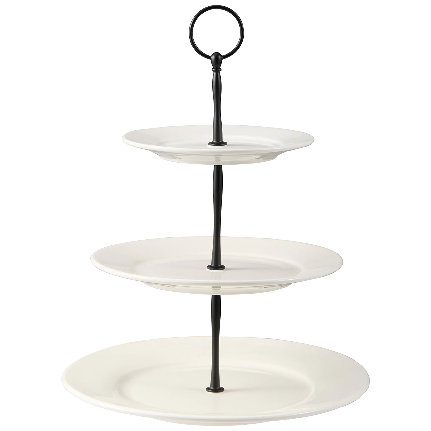 Dorre Kafi Kakfat 3 Niv&aring;er - Kakfat, T&aring;rtfat & Kupor Porslin Vit