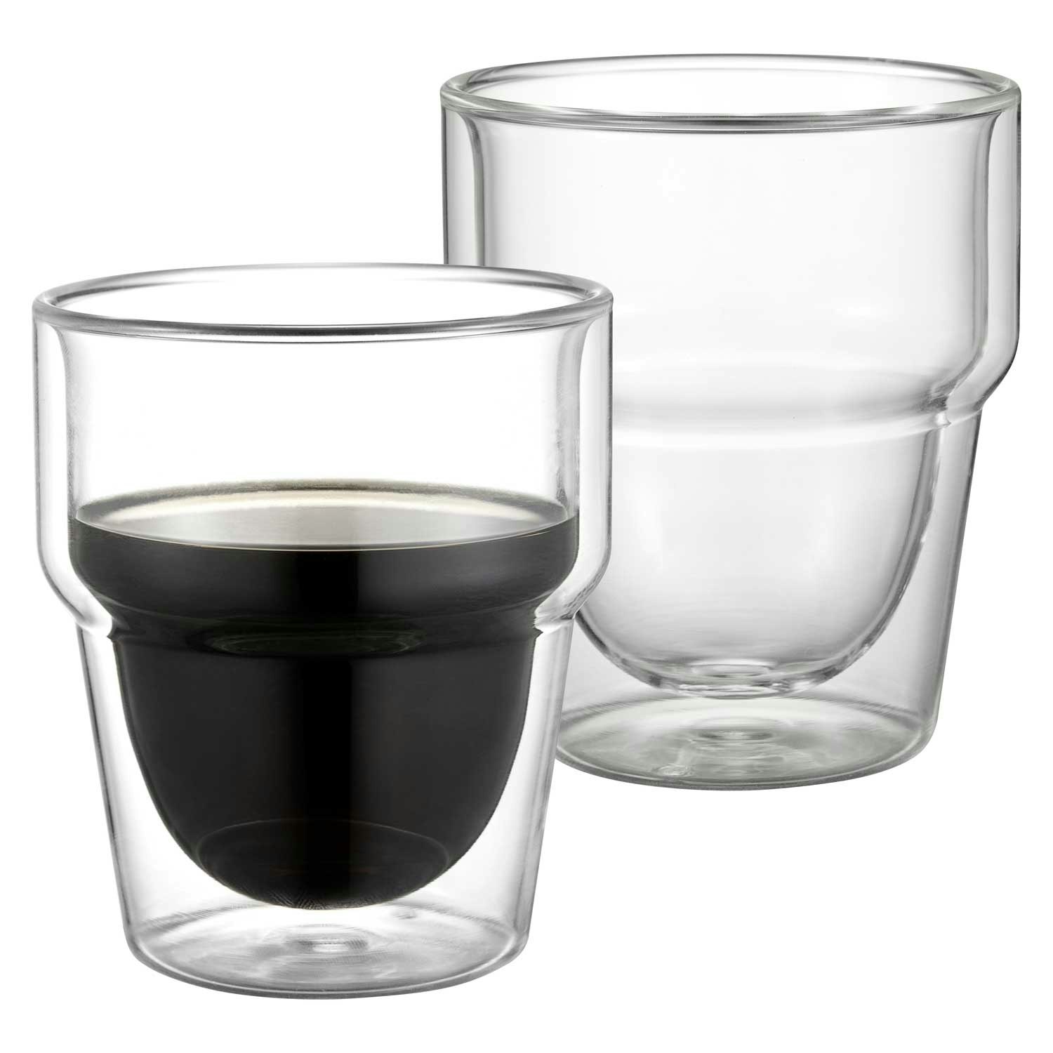 Dorre Kenya Kaffemugg 2-pack 32 Cl - Kaffekoppar Glas Klar