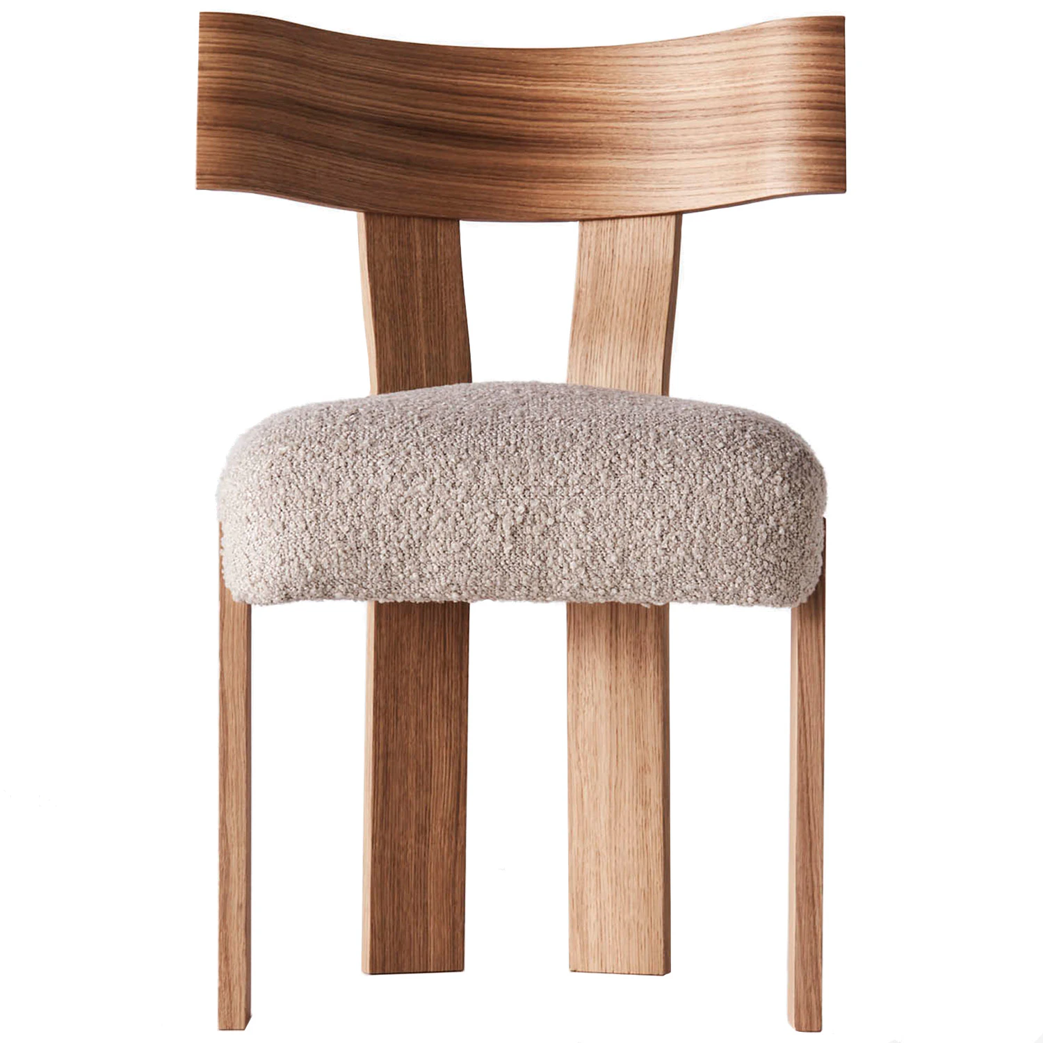 Dusty Deco Alba Stol / Bouclé Sand - Stolar Ek Beige
