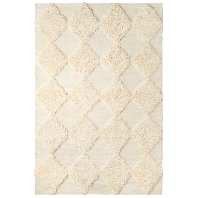 Chess Rya Rug White
