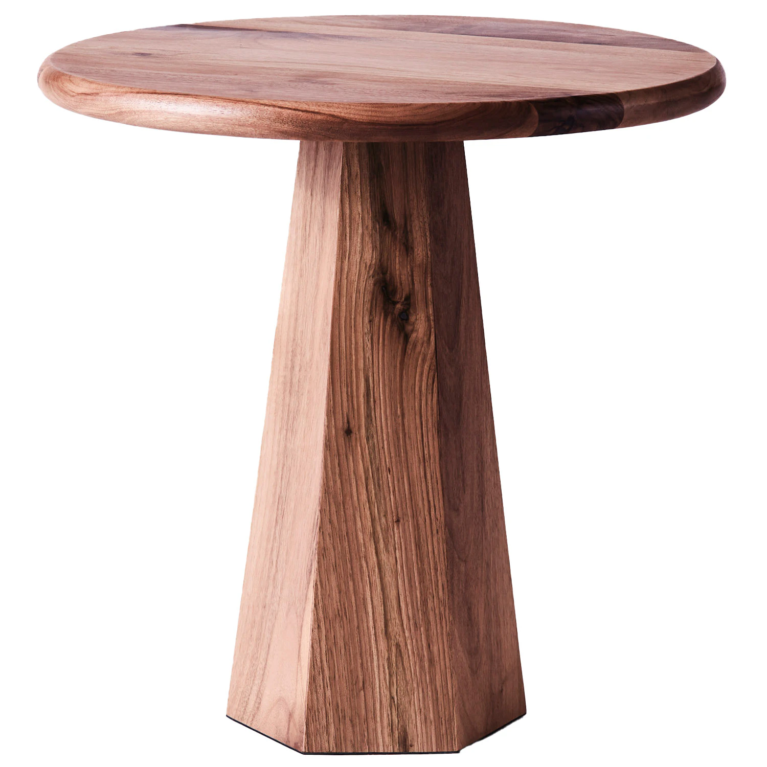 Dusty Deco Hexagon Sidobord &Oslash;45 Cm Walnut - Sidobord & Avlastningsbord Valn&ouml;t