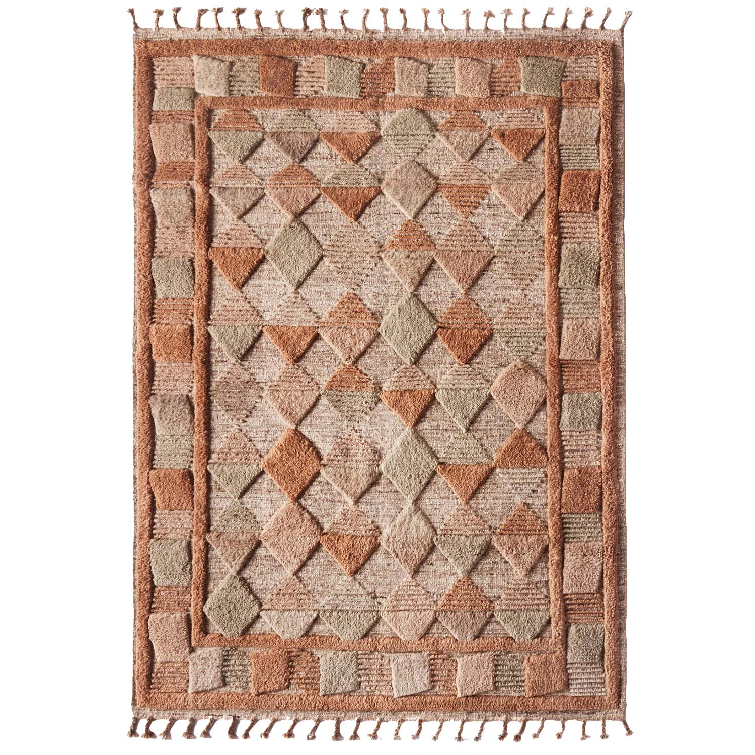 Dusty Deco Lisboa Rug - Mönstrade mattor Ull Multi amber