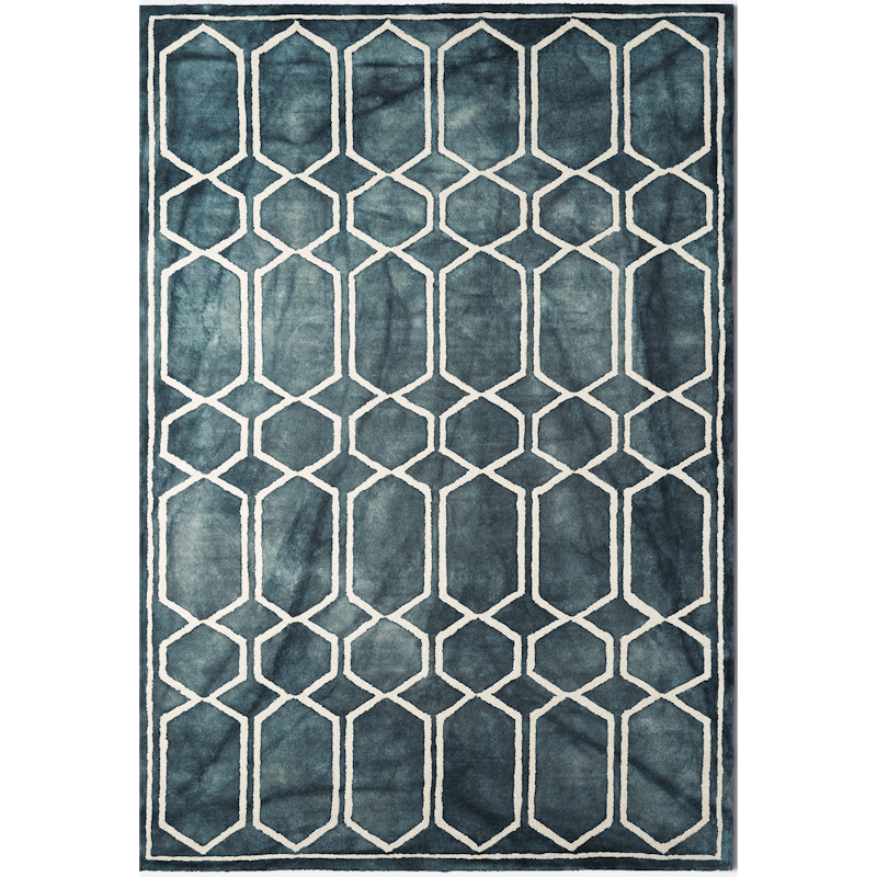 Tie Dye Ullmatta 250x350 cm, Grafit