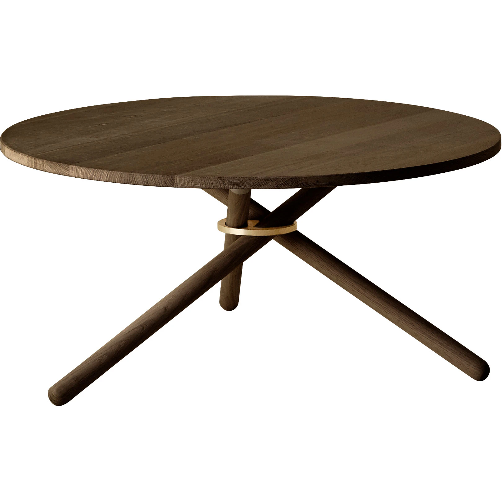 Eberhart Bertha Soffbord 90 Cm - Soffbord Ek M&ouml;rk Ek