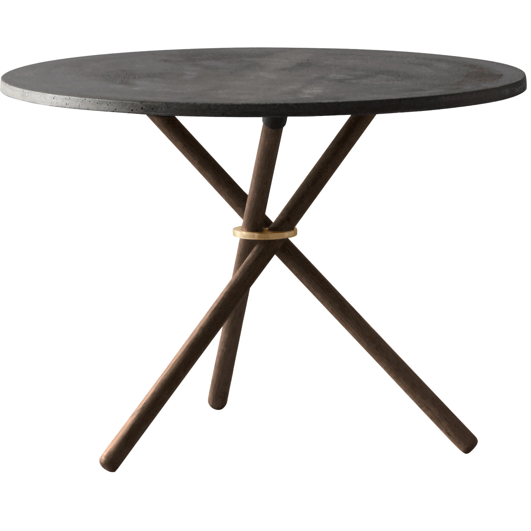 Eberhart Daphne Soffbord 65 Cm M&ouml;rk Betong / - Soffbord Ek M&ouml;rk Ek