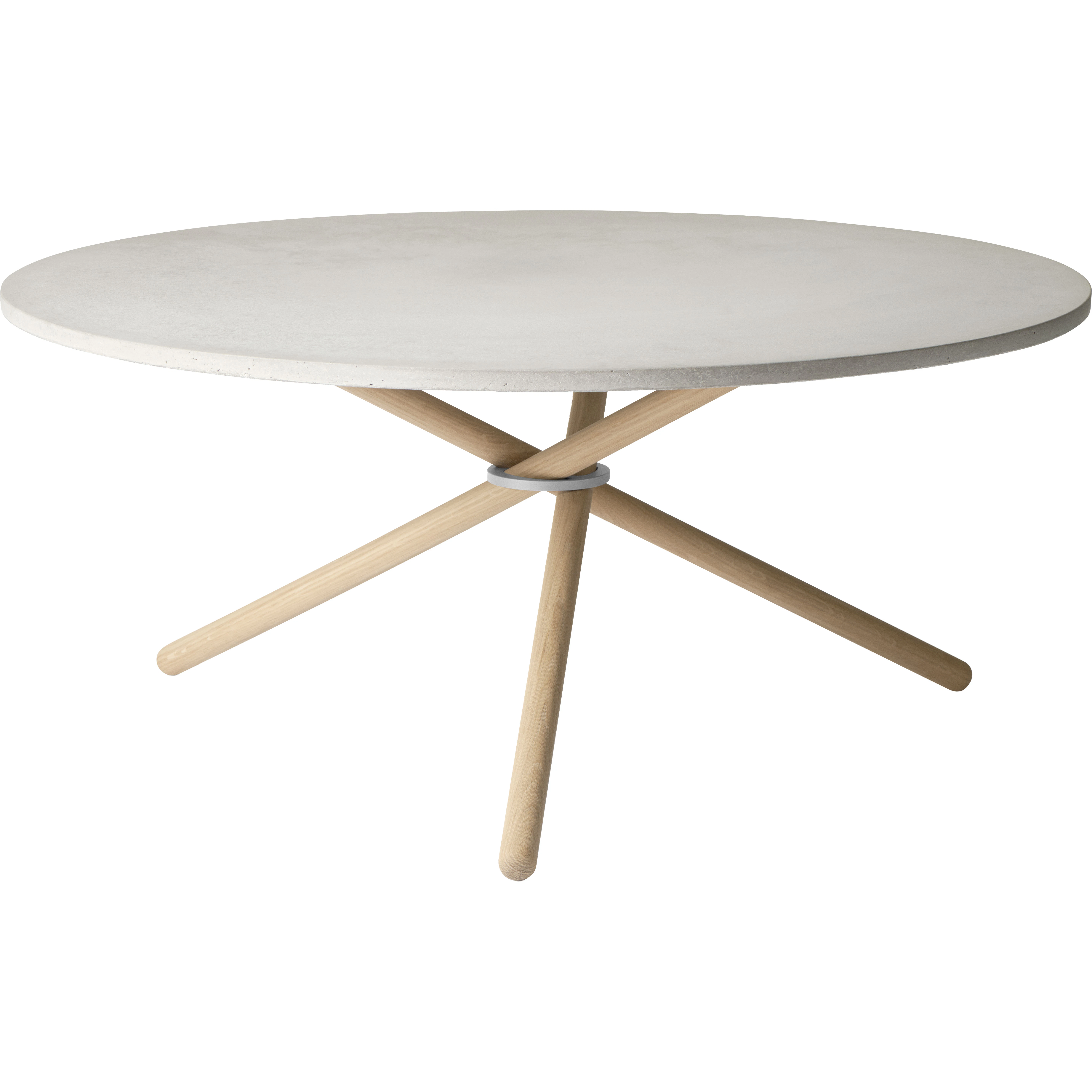 Eberhart Edda Soffbord 105 Cm Ljus Betong / - Soffbord Ek Ljus Ek