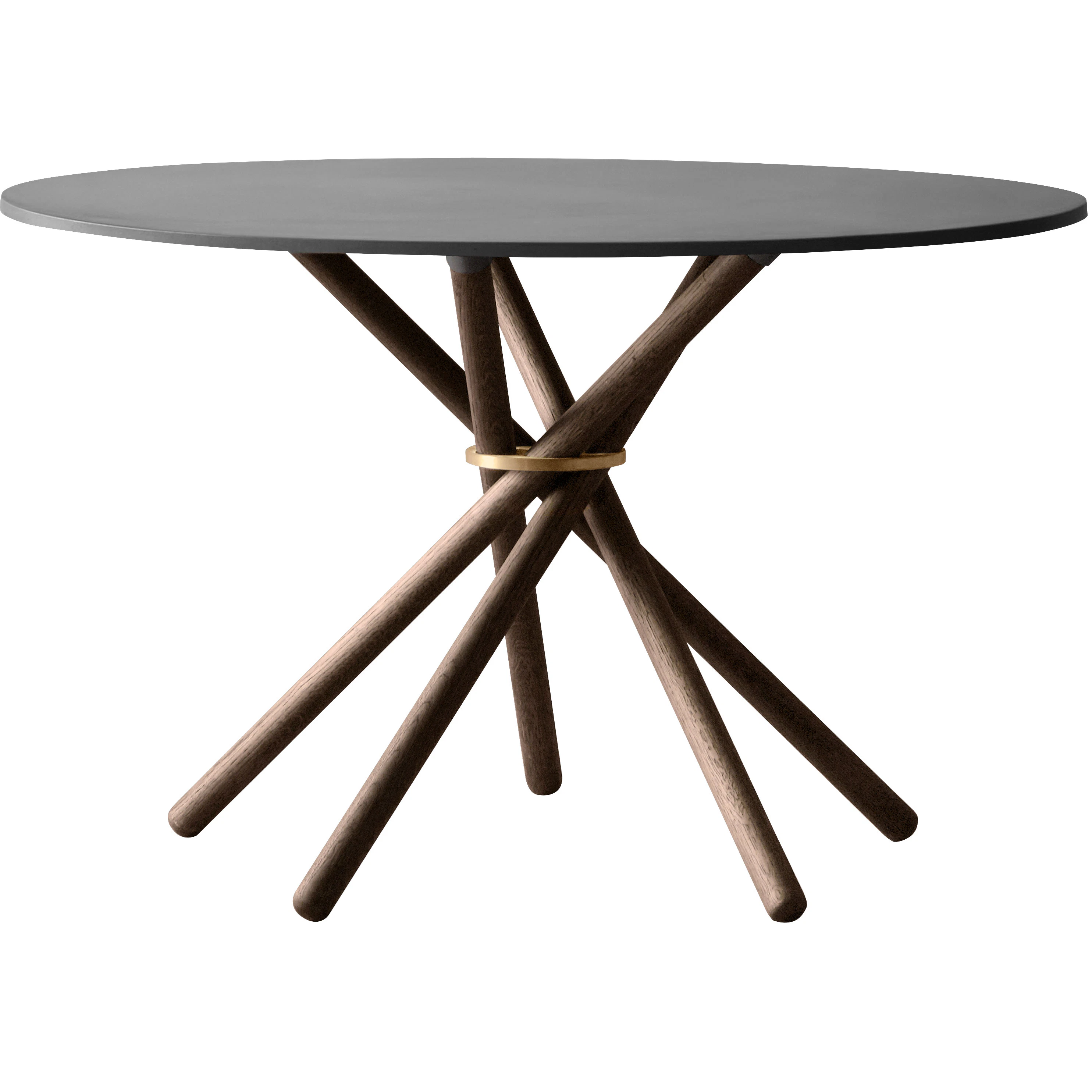 Eberhart Hector 120 Matbord M&ouml;rk Betong / - Matbord & Barbord Ek M&ouml;rk Ek