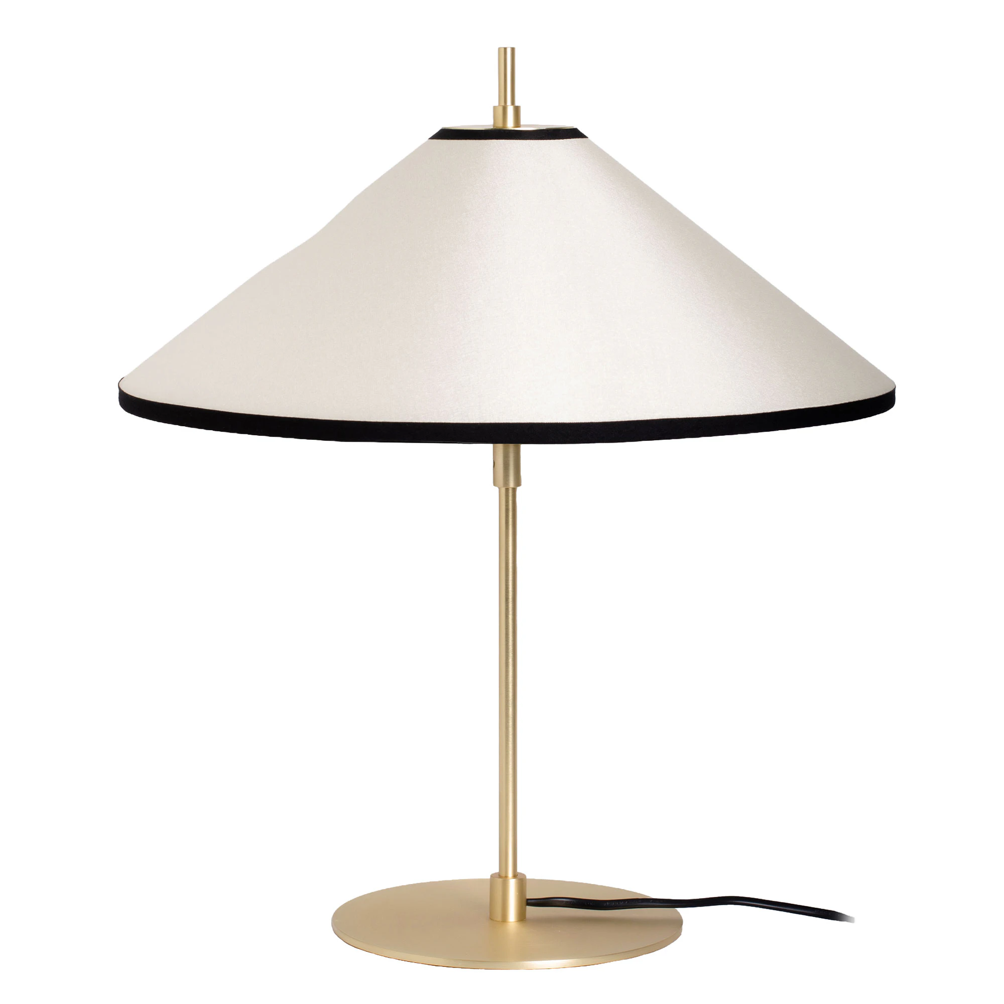 Edgeform Tafta Bordslampa &Oslash;40 Cm / Off-white - Bordslampor J&auml;rn Svart