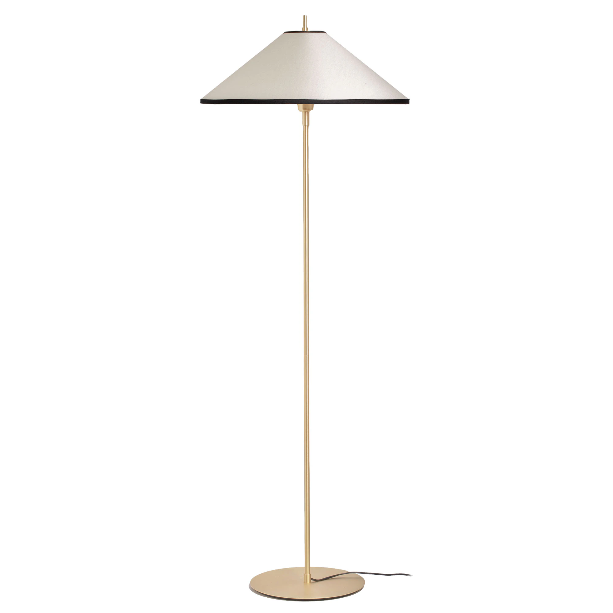 Edgeform Tafta Golvlampa &Oslash;52 Cm / Off-white - Golvlampor J&auml;rn Svart