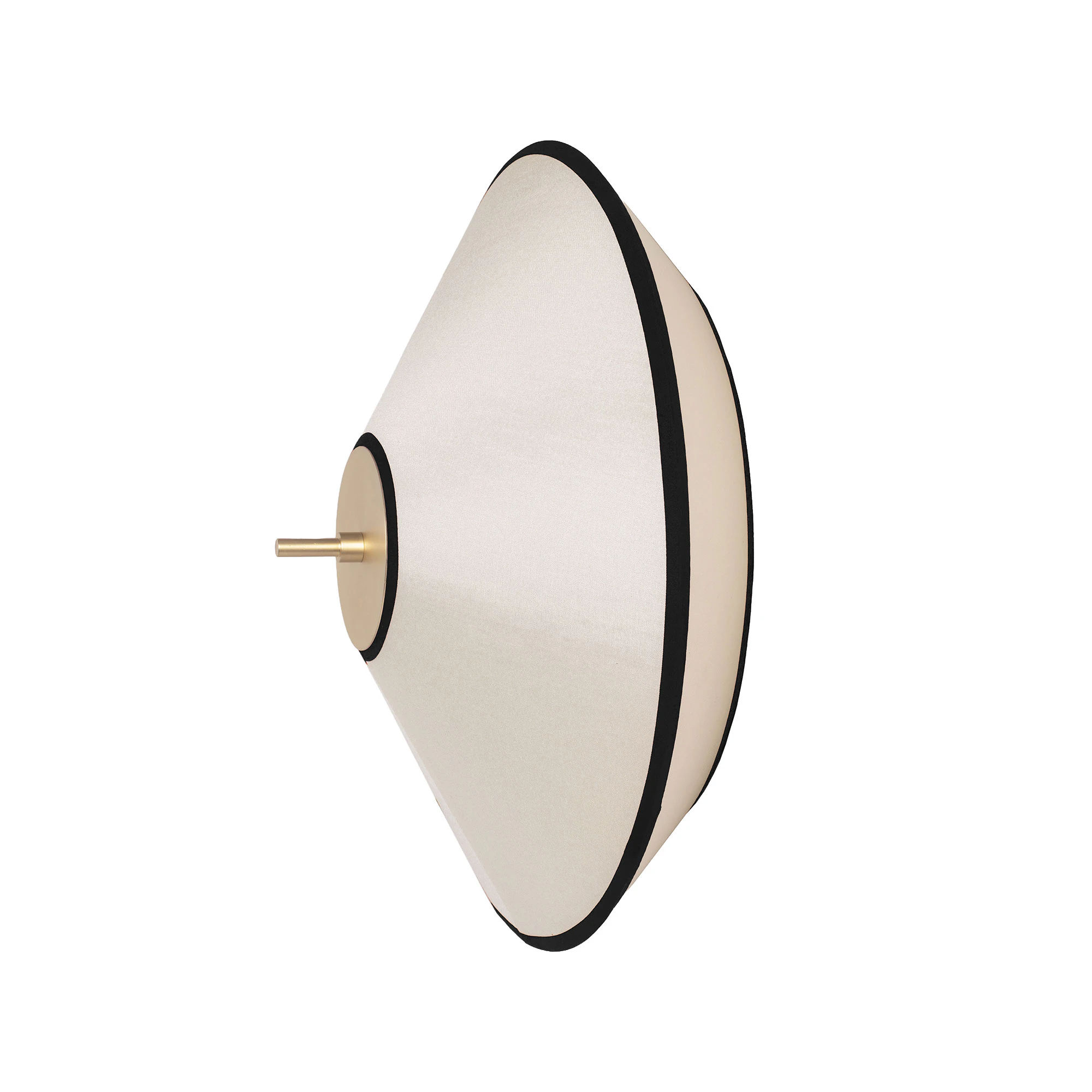 Edgeform Tafta V&auml;gglampa &Oslash;40 Cm / Off-white - V&auml;gglampor St&aring;l Svart
