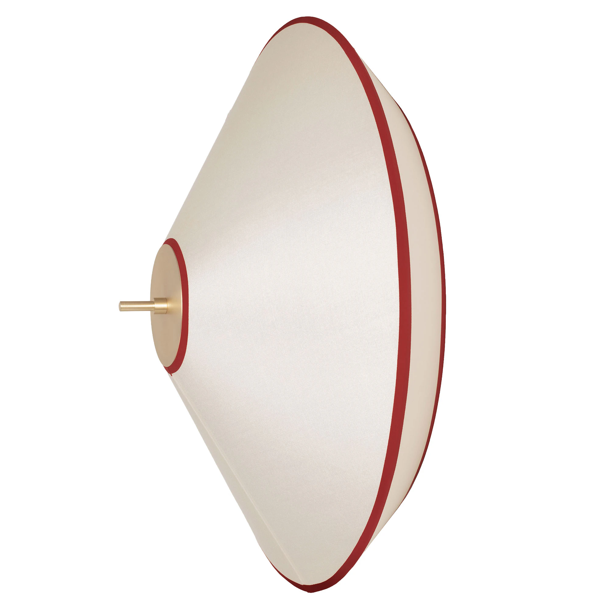 Edgeform Tafta V&auml;gglampa &Oslash;52 Cm / Off-white - V&auml;gglampor St&aring;l R&ouml;d