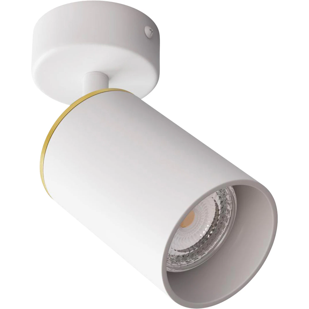 Edgeform Edgespot Single 65 Spotlight / Mässing - Spotlights Aluminium Vit
