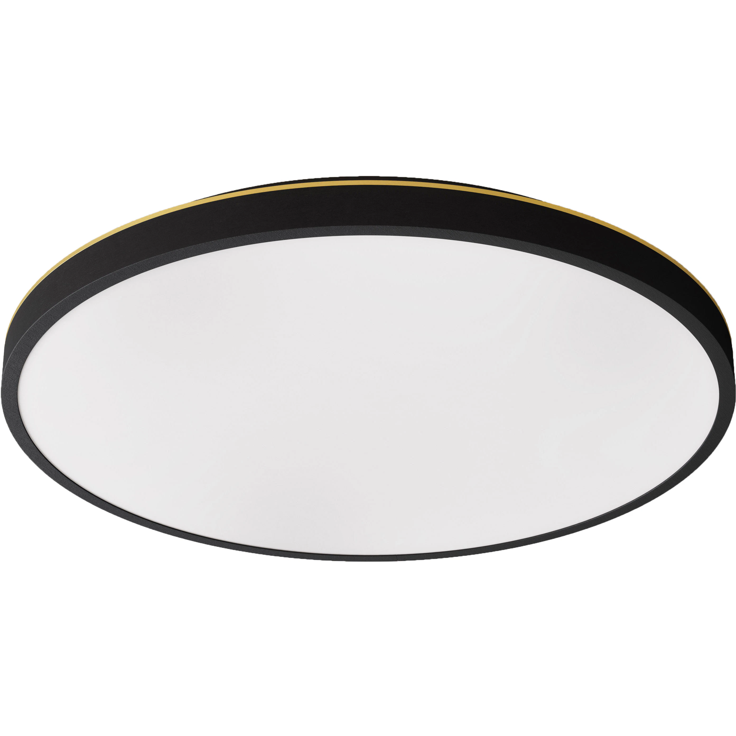 Edgeform Plafon 45 V&auml;gg-/taklampa / M&auml;ssing - Plafonder Aluminium Svart