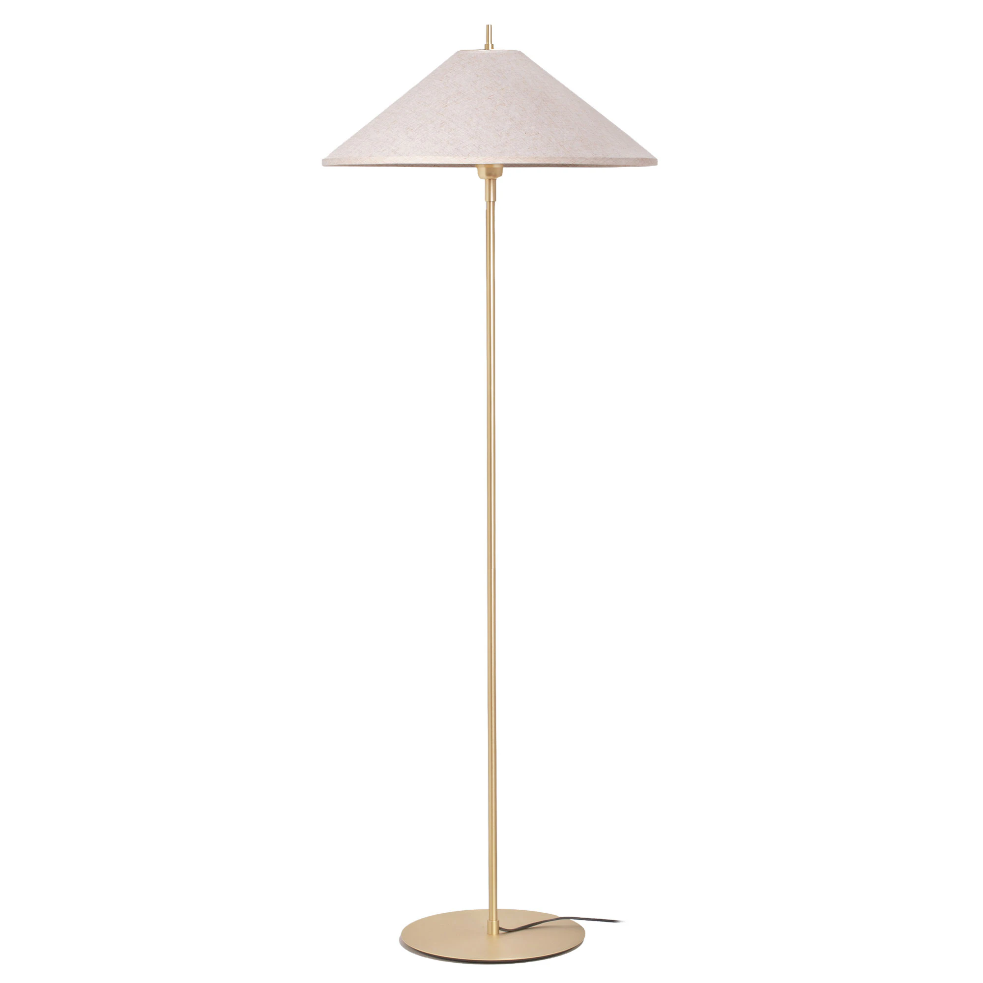 Edgeform Tafta Golvlampa &Oslash;52 Cm Natur - Golvlampor J&auml;rn Natural
