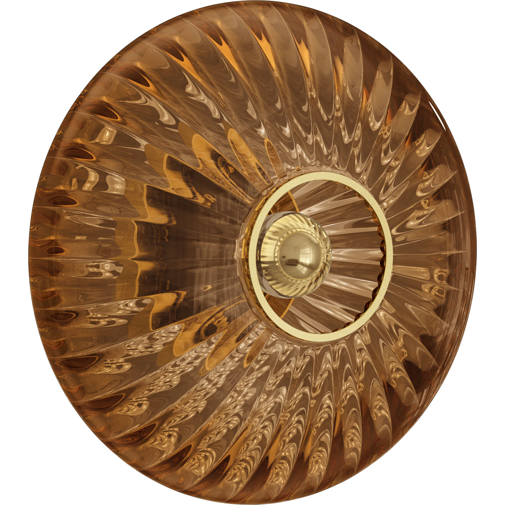 Edgeform Urc 26 V&auml;gglampa Amber - V&auml;gglampor Munbl&aring;st Glas B&auml;rnsten