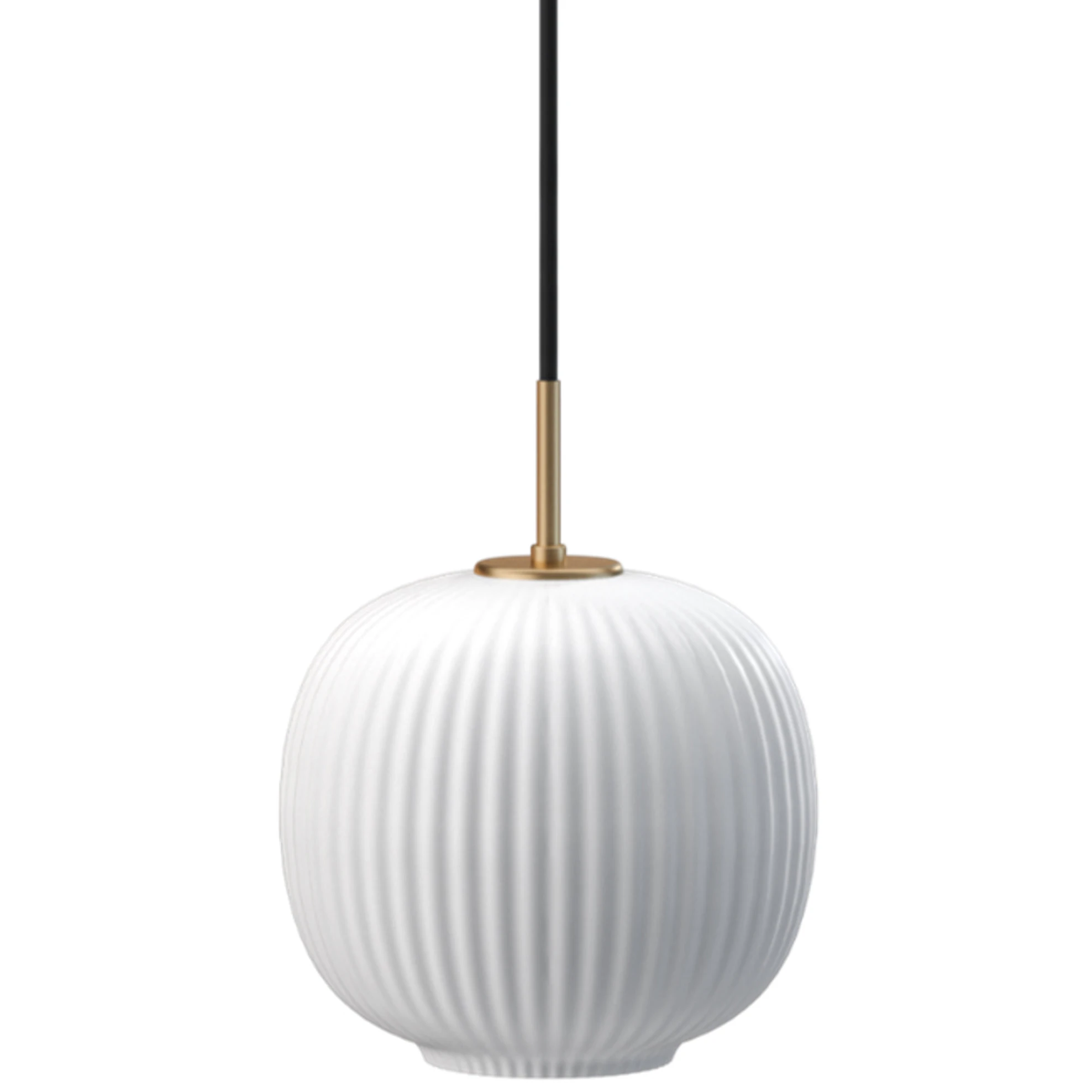 Edgeform Vibra Pendel 18 Cm - Pendellampor Munblåst Glas Opalvit