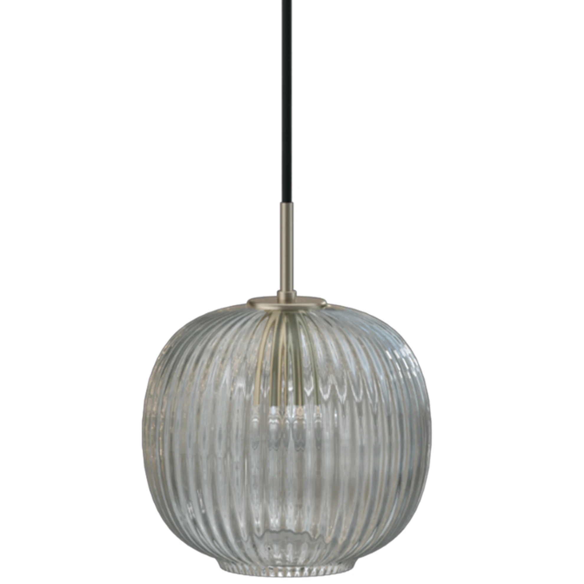 Edgeform Vibra Pendel 18 Cm Smoked Grey - Pendellampor Munblåst Glas Rökgrå