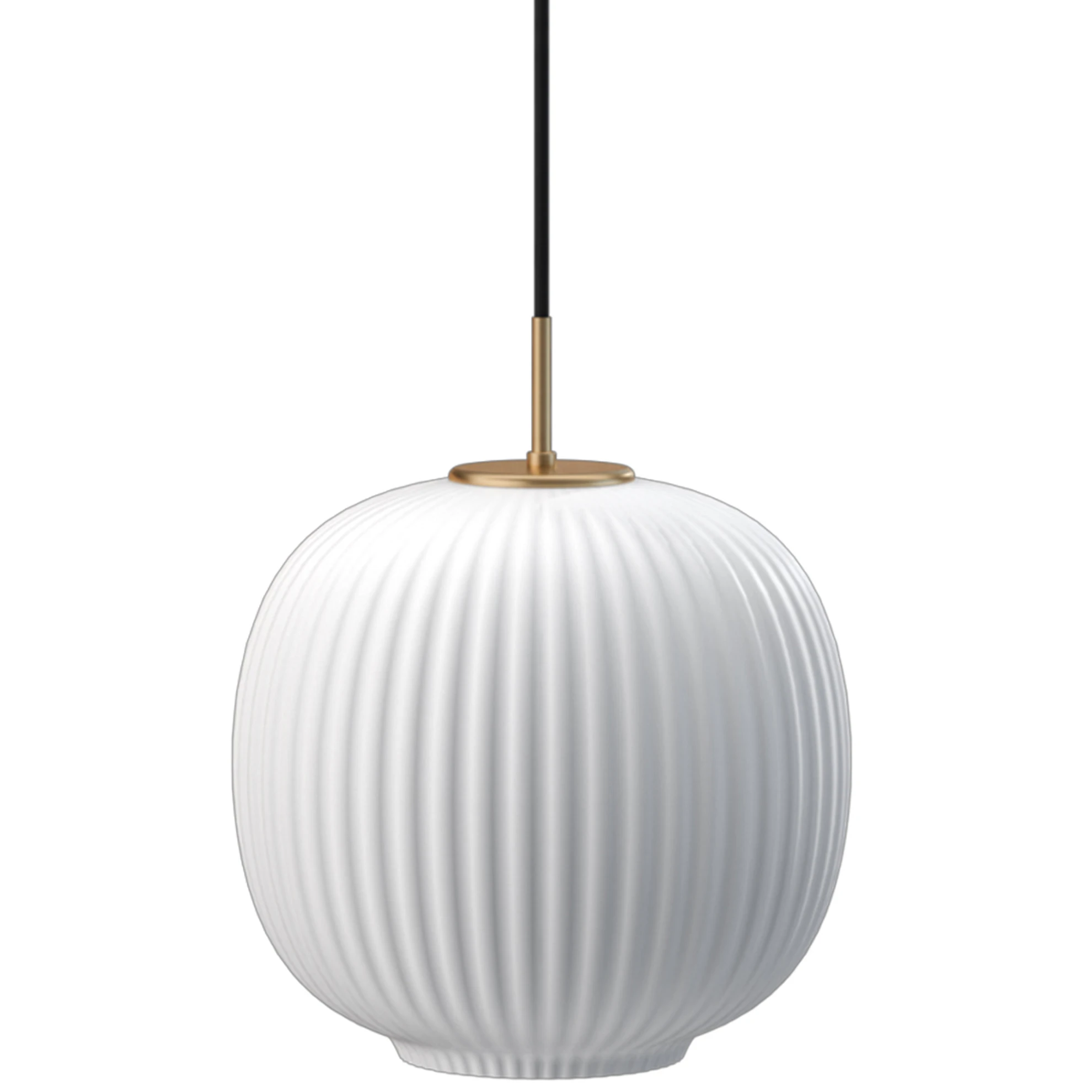 Edgeform Vibra Pendel 26 Cm - Pendellampor Munblåst Glas Opalvit