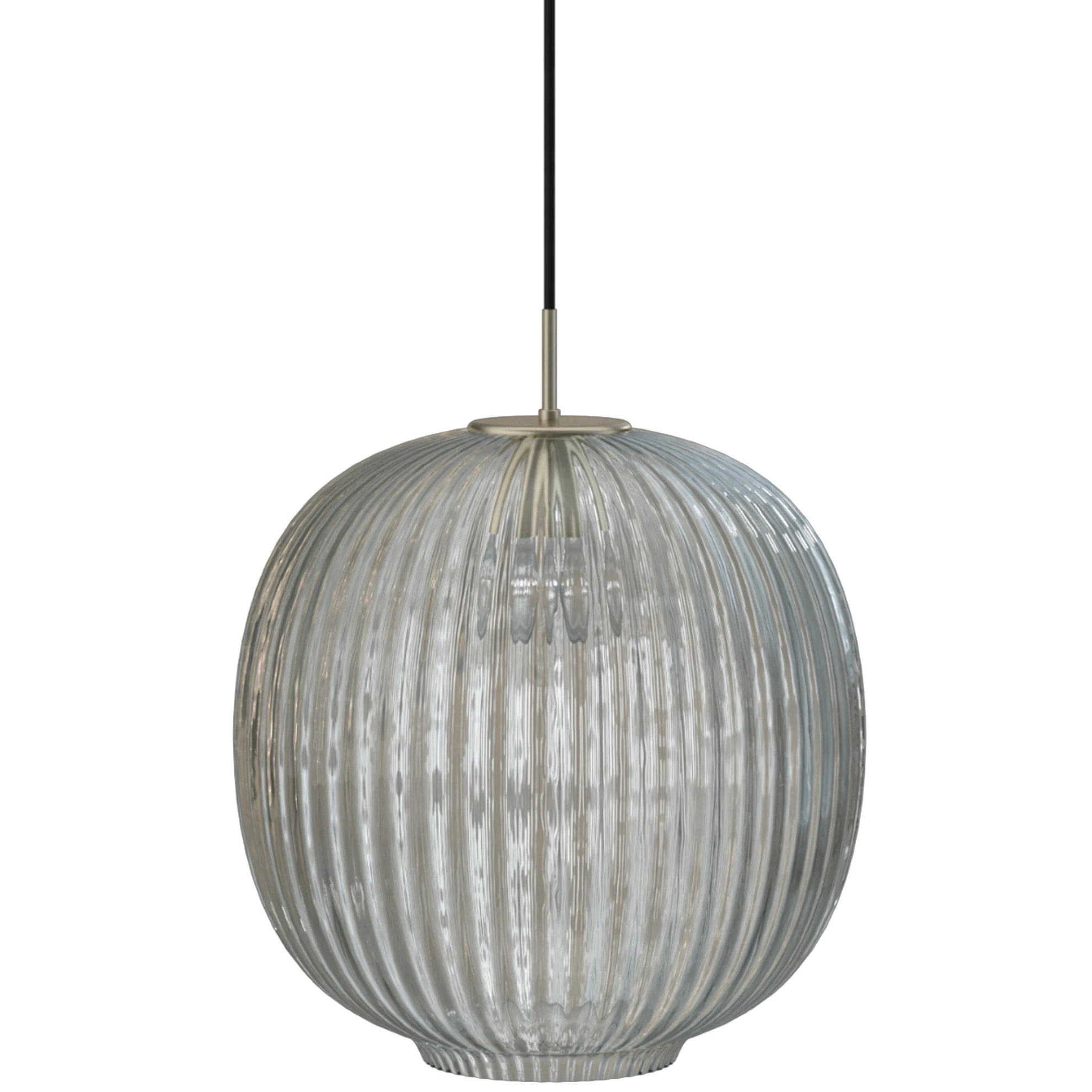 Edgeform Vibra Pendel 35 Cm Smoked Grey - Pendellampor Munblåst Glas Rökgrå