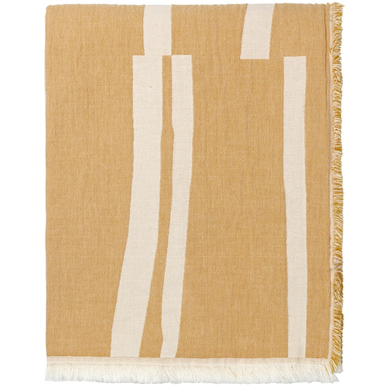 Lyme Grass Pläd 130x180 cm, Gul