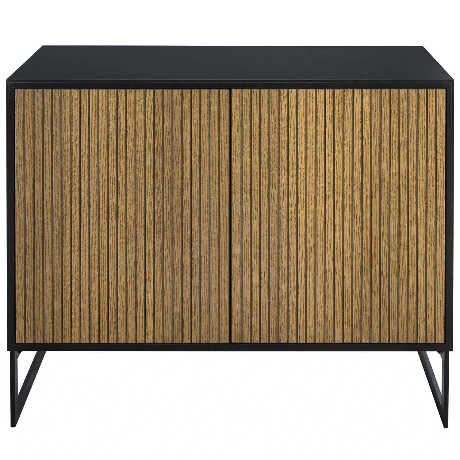 Englesson Line Burned Walnut Sk&auml;nk 2 D&ouml;rrar / - Sk&auml;nkar & sideboards Ekfan&eacute;r Svart