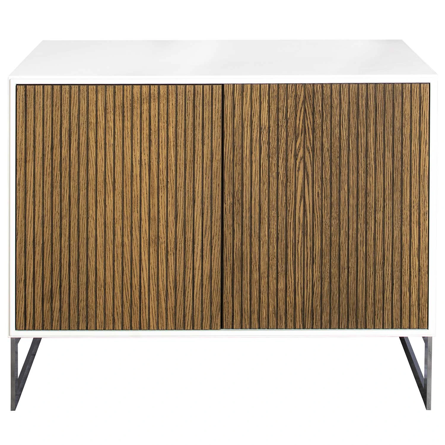 Englesson Line Burned Walnut Sk&auml;nk 2 D&ouml;rrar /krom - Sk&auml;nkar & sideboards Ekfan&eacute;r Vit