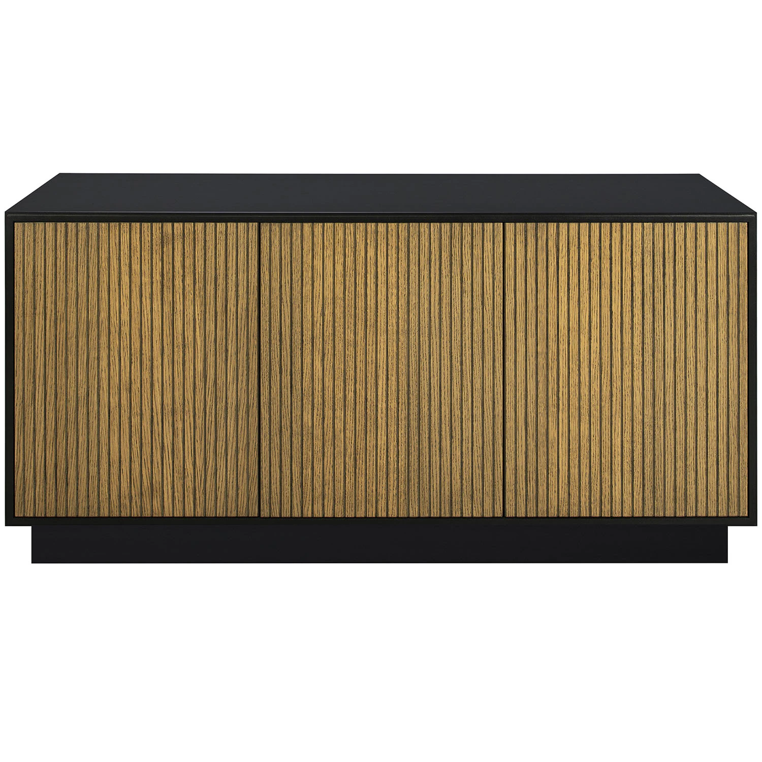 Englesson Line Burned Walnut Sk&auml;nk Med 3 D&ouml;rrar - Sk&auml;nkar & sideboards Ekfan&eacute;r Svart