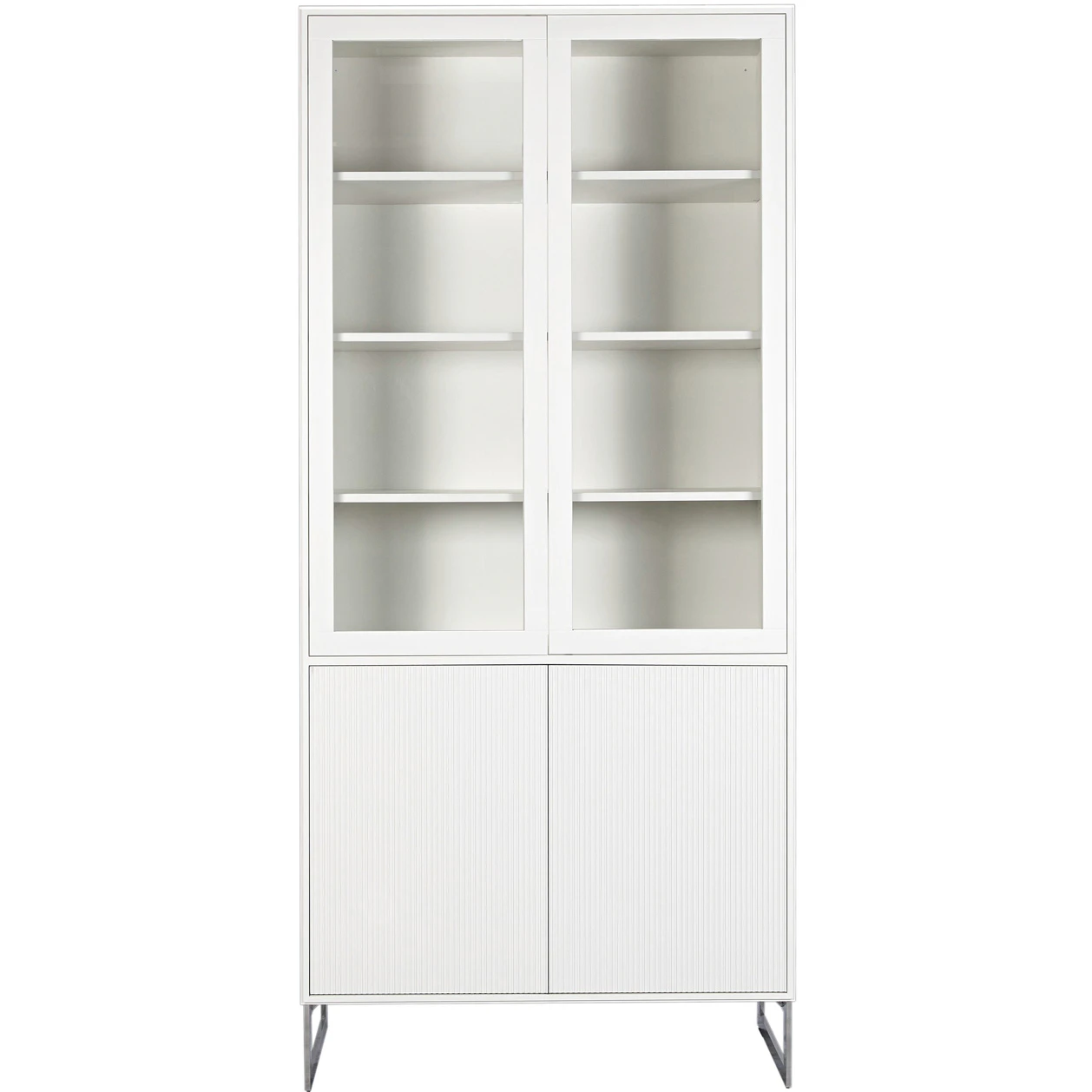 Englesson Line rinsk&aring;p Svart / Krom - Sk&aring;p & vitrinsk&aring;p Glas Vit