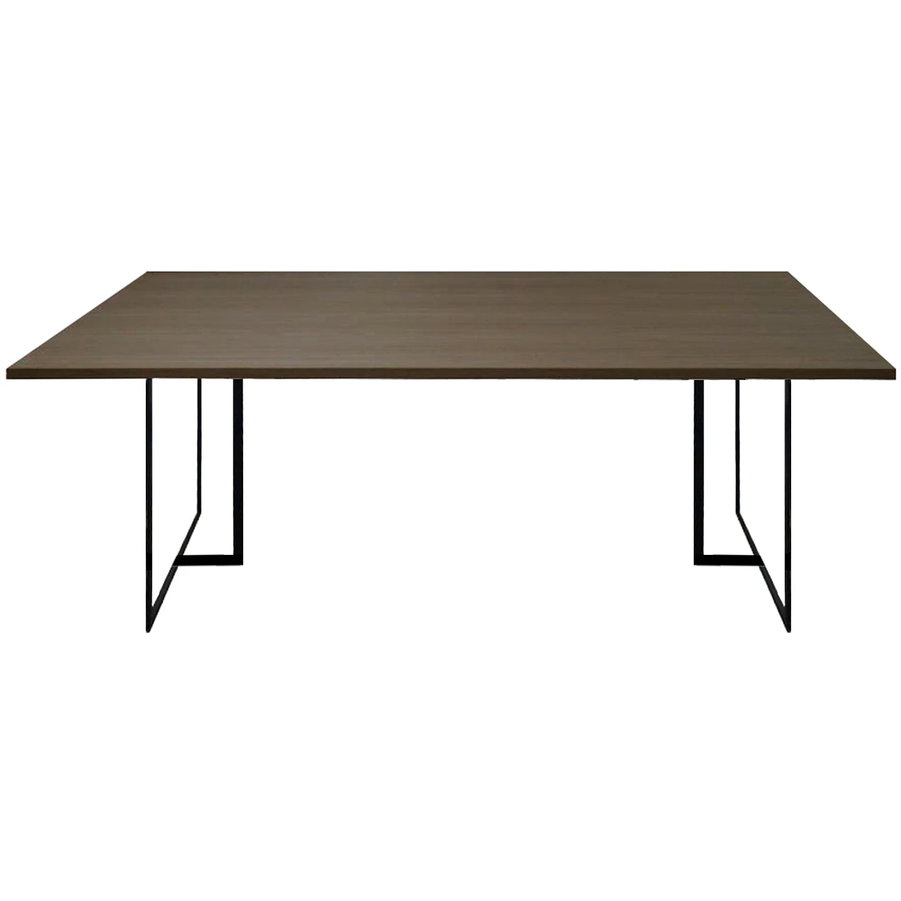 Englesson Square Matbord 200x100x75 - Valn&ouml;tsfan&eacute;r Burned Walnut