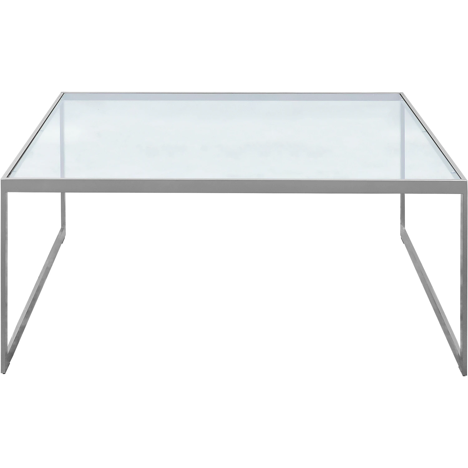 Englesson Square Soffbord 102x102 Cm / - Soffbord Glas Silver Grey