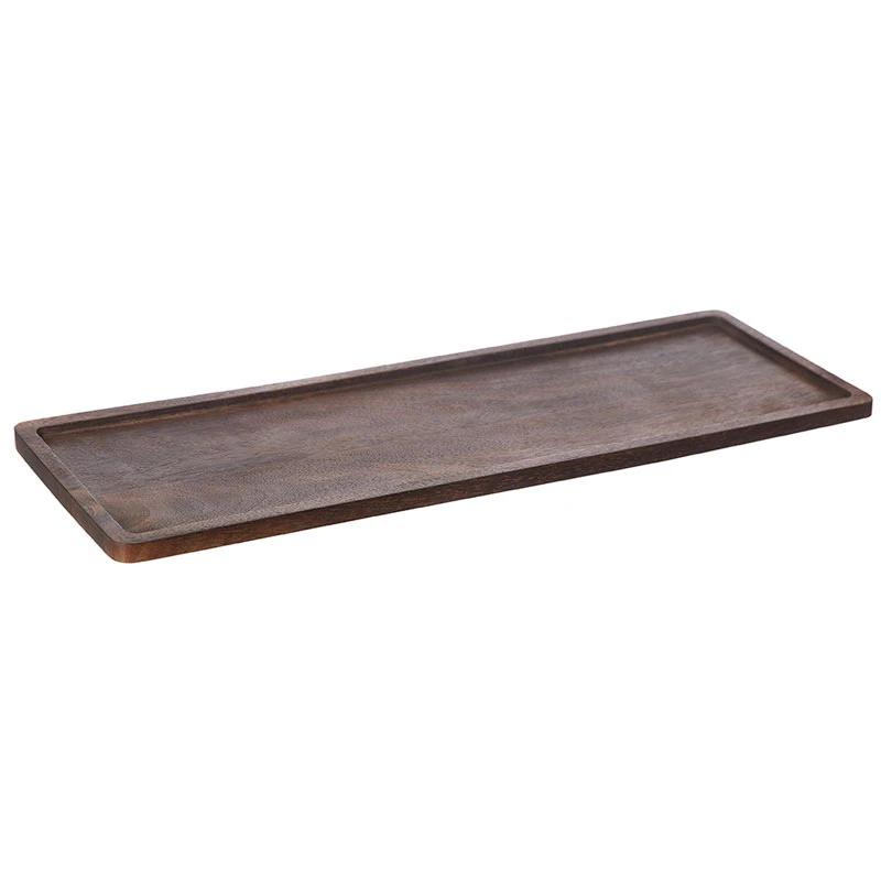Ernst Bricka Rektangulär 45x15 Cm - Brickor Trä Mörkbrun