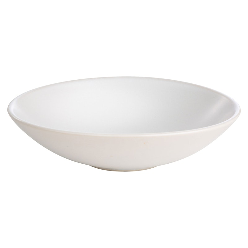 Djup Tallrik Stengods, 22 cm Vit