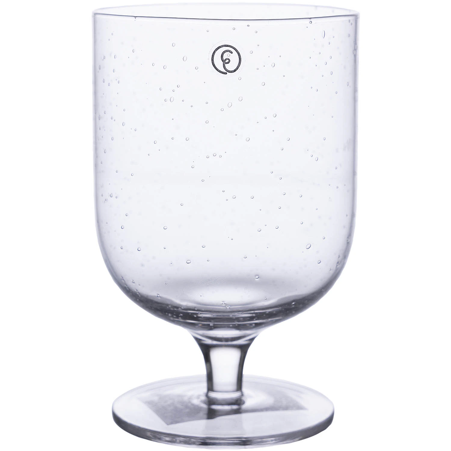 ernst med fot 30 cl 2-pack - dricksglas glas klar