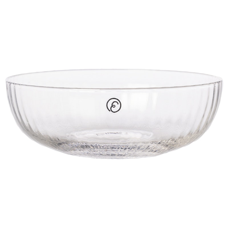 Glas Räfflad Ø13 cm