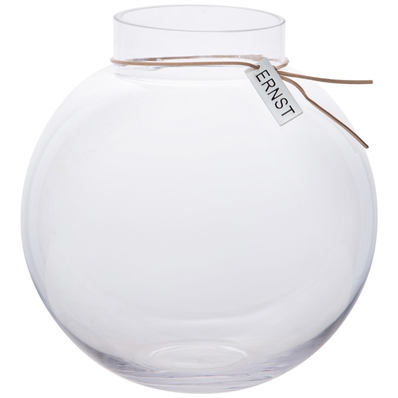 Glasvas Klar, 21 cm