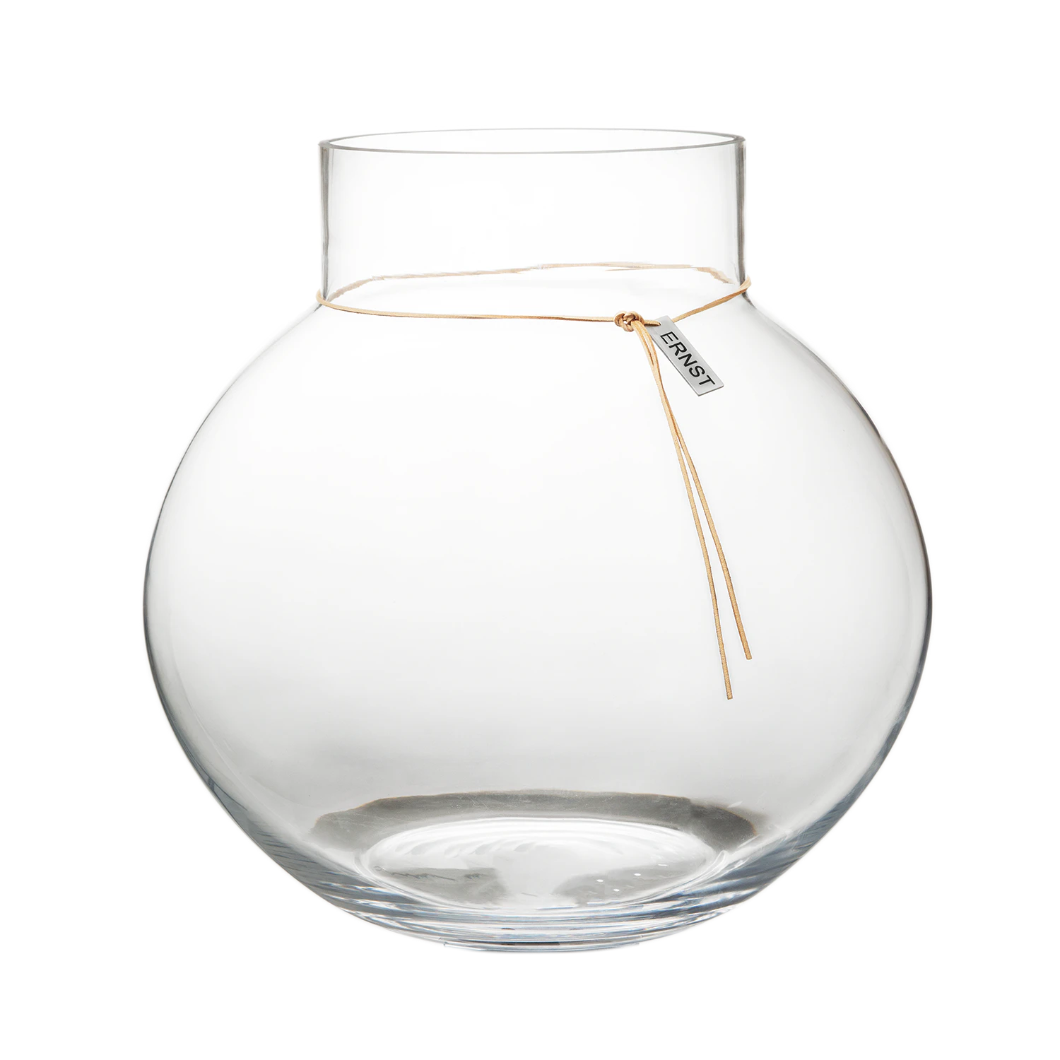 Ernst Glasvas 37 Cm - Vaser L&auml;der Klar