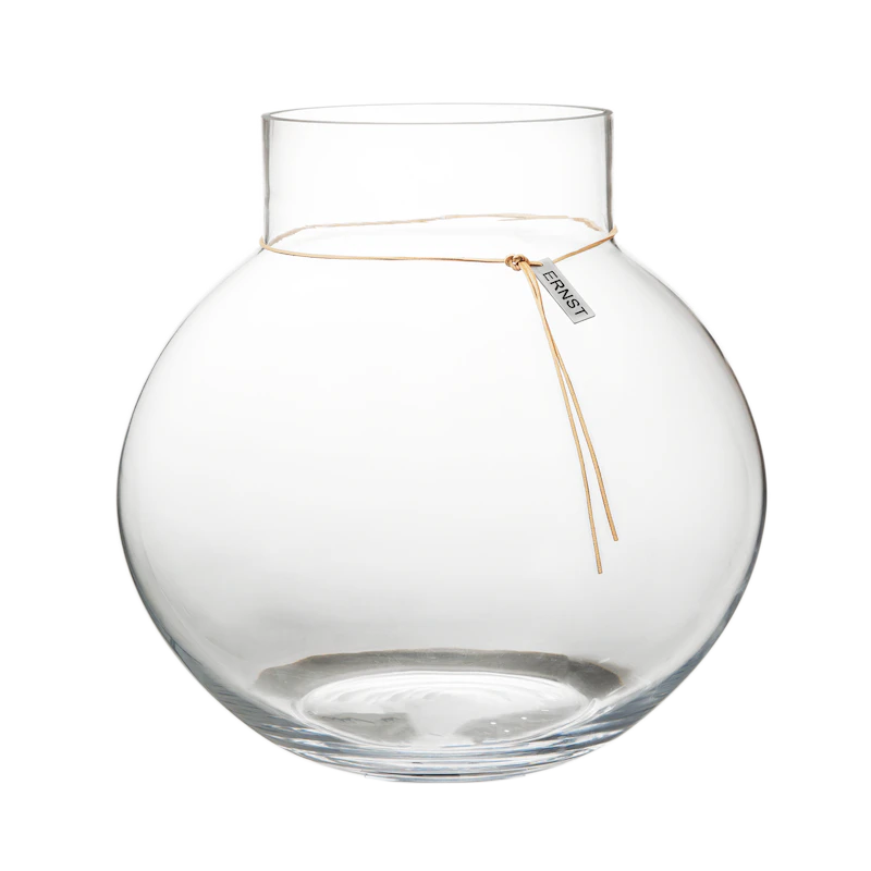 Glasvas Klar, Ø29 cm