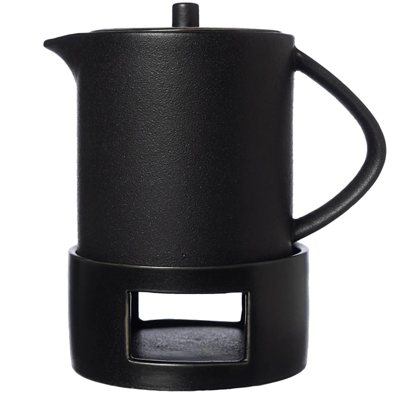 Glöggkanna Med Värmare 0,9 L, Svart